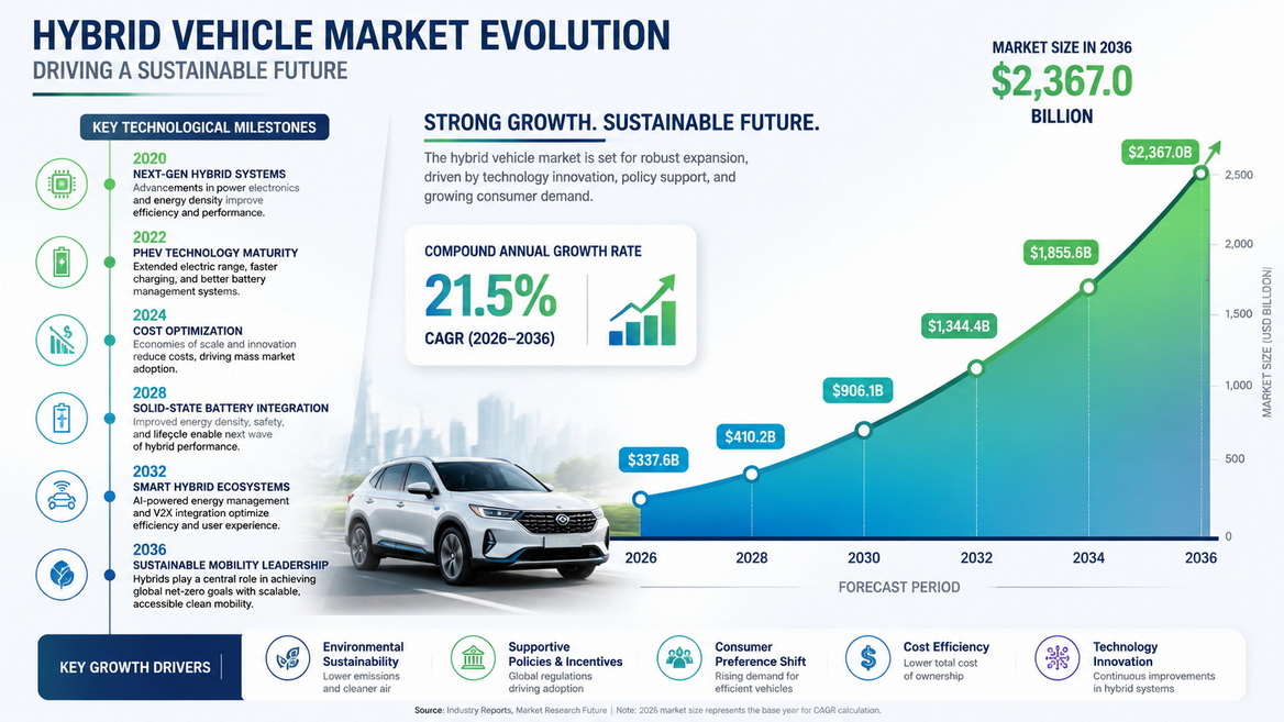 Hybrid Technology Timeline and Market Growth