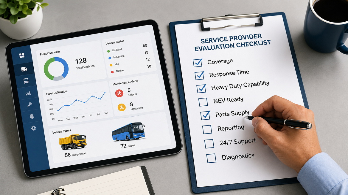 Fleet Manager Roadside Assistance Checklist